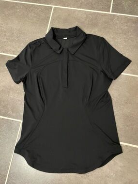 Lululemon Quick-Drying Short Sleeve Polo Shirt size 6